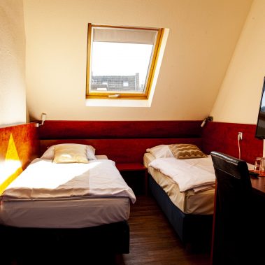 Ein Bild eines Zimmers im Rheinblick Hotel.